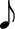\new Staff \with {
\remove "Staff_symbol_engraver"
\remove "Time_signature_engraver"
\hide Clef
}
a'8