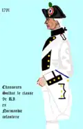 9e&nbsp;régiment d’infanterie de ligne de 1791 à 1793