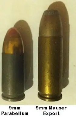 Image illustrative de l'article 9 × 25 mm Mauser