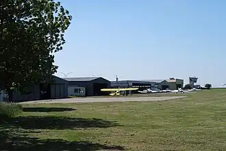 Vue depuis la route des Clayes.