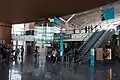 Hall des arrivées, vue depuis l'entrée.