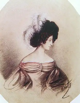 La comtesse Tolstoï née Doudina, par Michel Scotti