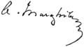 Signature de Alexandru Marghiloman