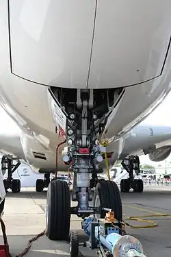 Train avant d’Airbus A380.