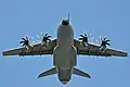Avion de transport militaire polyvalent A400M Atlas.
