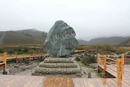 source de la fleuve Min coulant dans le Chang jiang