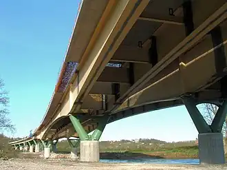 Viaduc de la Vézère-Corrèze en cours de construction