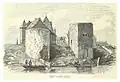 Une gravure du château vers 1855.