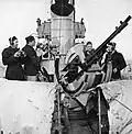 Torpilleur suédois HSwMS Romulus (27) avec akan m/38 de 20&nbsp;mm.