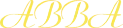 Description de l'image ABBA (1975 album logo).png.