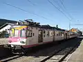 Automotrice ABDe 4/4 n°316 en gare de Sentier-Orient