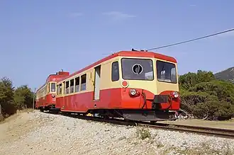 La remorque XR&nbsp;113 des Chemins de fer de la Corse.