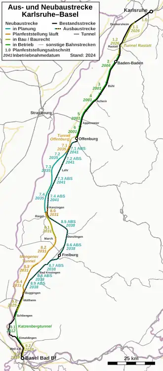Image illustrative de l’article LGV Karlsruhe–Bâle