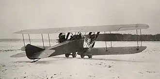 Vue de l'avion.