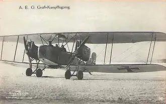 Vue de l'avion.