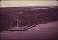 Le quai en forme de delta à Bangor.