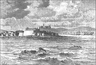 Vue du fort en 1892.