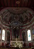 Le chœur de l'église.