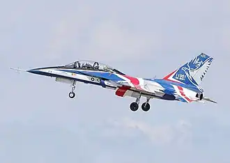 Vue de l'avion.