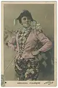 Émilienne d'Alençon par Nadar.