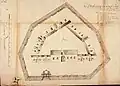 Poste de la VOC à Rio de Lagoa au Mozambique (1721).