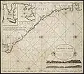 Carte des côtes du Gabon, de Loango et de Loango; Gerard van Keulen (1678 - 1726) (Géomètre / cartographe) -