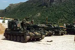 Canon automoteur de 155 mm AMX AuF1.