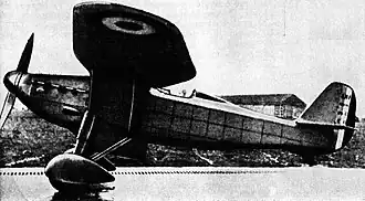 Vue de l'avion.