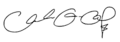 Signature de Alexandria Ocasio-Cortez