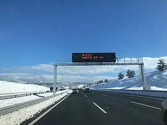 Image illustrative de l’article Autoroute AP-6 (Espagne)
