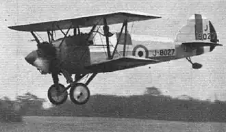 Vue de l'avion.