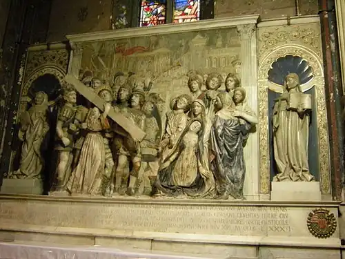 Francesco LauranaLe Portement de Croix, XVe siècle.
