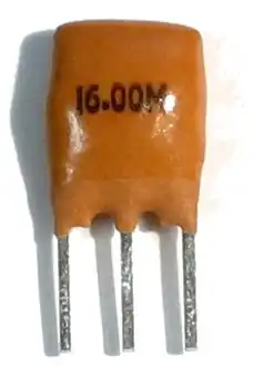 Résonateur céramique 16 MHz en PZT.