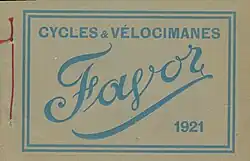 Catalogue des cycles & vélocimanes (1921)