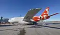 Air Inuit Boeing 737-200 stationné au terminal satellite.