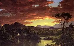 Frederic Edwin Church: A Country Home, (1854)