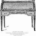 Bureau à cylindre.