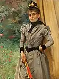 Portrait d'une dame.