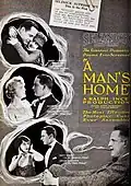 Affiche du film A Man's Home (1921).