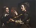 Bartolomeo Manfredi, A Musical Pair, vers 1620