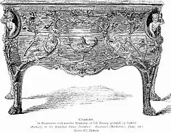 Commode sauteuse.