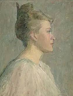 A Profile, 1895.
