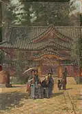 Une visite au sanctuaire Tōshō-gū d'Ueno de Harada Naojirō.