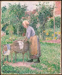 Lavandière à Éragny (1893)
