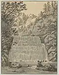 Paysage de cascade en Suisse, Metropolitan Museum of Art (1655).