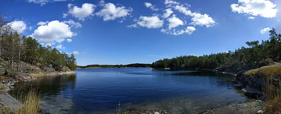 Baie à Björnö.