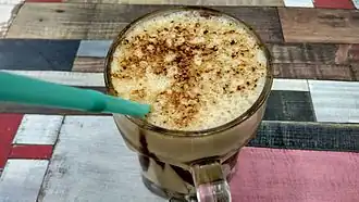 Café frappé.