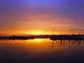 Crépuscule à Port Edgar
