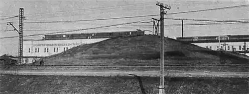 Le site en 1970.