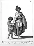 Une mère et son fils à Tahiti